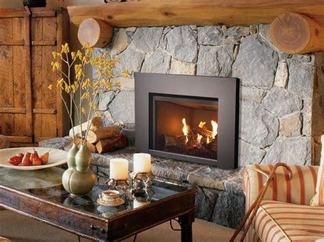gas stove coverted to fireplace
